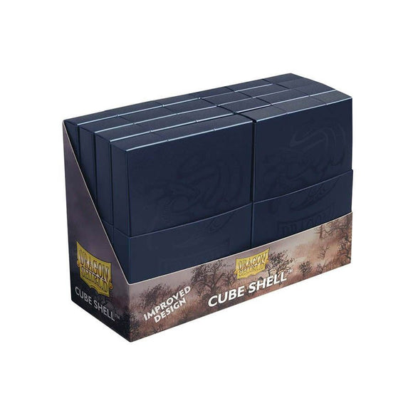Dragon Shield 8ct Cube Shell Deck Boxes Midnight Blue (30556) Supplies Arcane Tinmen   