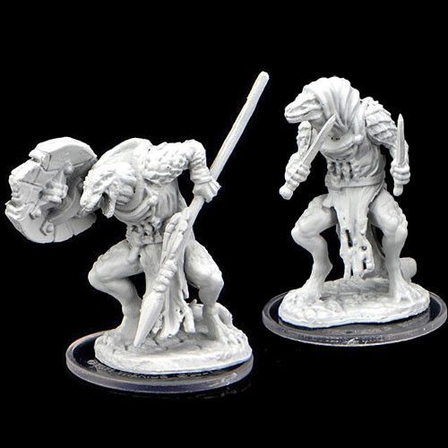 Critical Role Unpainted Miniatures Kuul'tevir Javelineer & Kuul'tevir Assassin (90473) Miniatures WizKids   