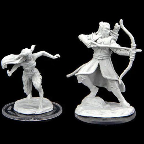 Critical Role Unpainted Miniatures Verdant Guard Marksman & Satyr (90474) Miniatures WizKids
