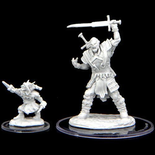 Critical Role Unpainted Miniatures Ravager Stabby-Stabber & Slaughter Lord (90479) Miniatures WizKids