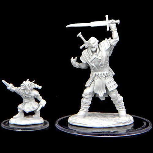 Critical Role Unpainted Miniatures Ravager Stabby-Stabber & Slaughter Lord (90479)  WizKids   