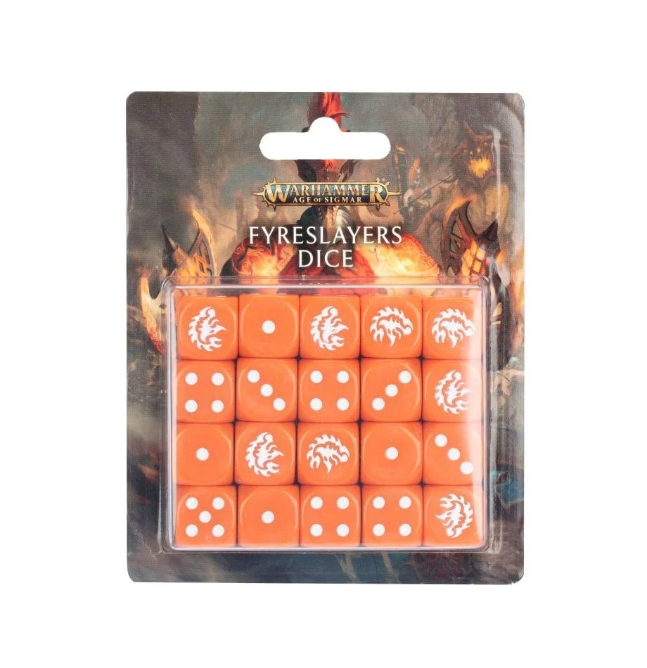 Age of Sigmar Fyeslayers Dice Set Dice Games Workshop