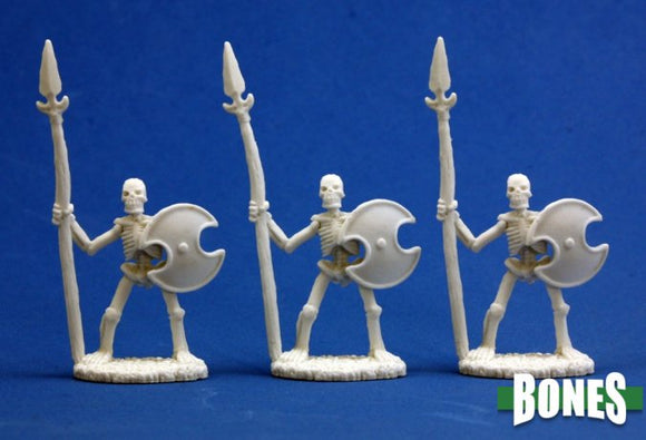 Reaper Miniatures Bones Skeletal Spearmen (3) (77001) Home page Other   