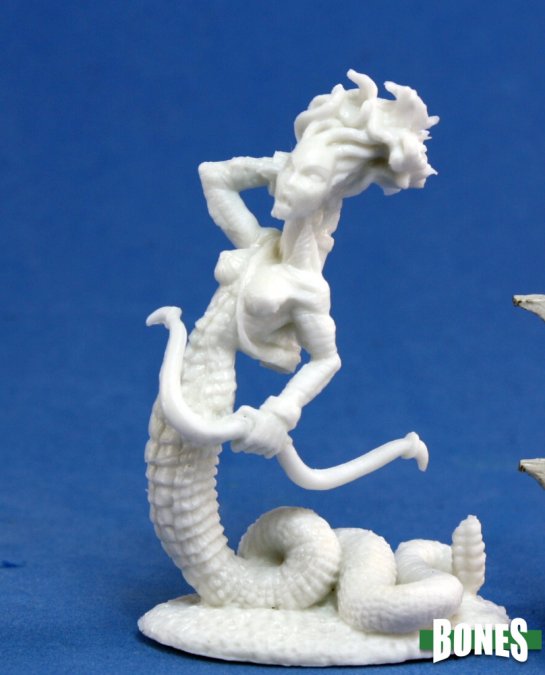 Reaper Miniatures Bones Medusa (77037) Home page Reaper Miniatures   