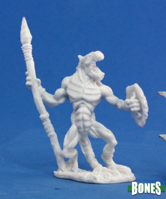 Reaper Miniatures Bones Lizardman Warrior (77050) Home page Other   