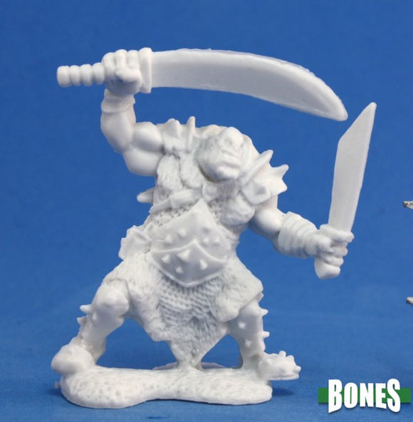 Reaper Miniatures Bones Orc Stalker (Two Weapons) (77051) Home page Reaper Miniatures   
