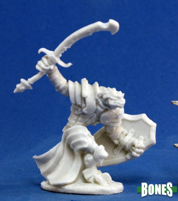 Reaper Miniatures Bones Dragonman Warrior (77060) Home page Reaper Miniatures   