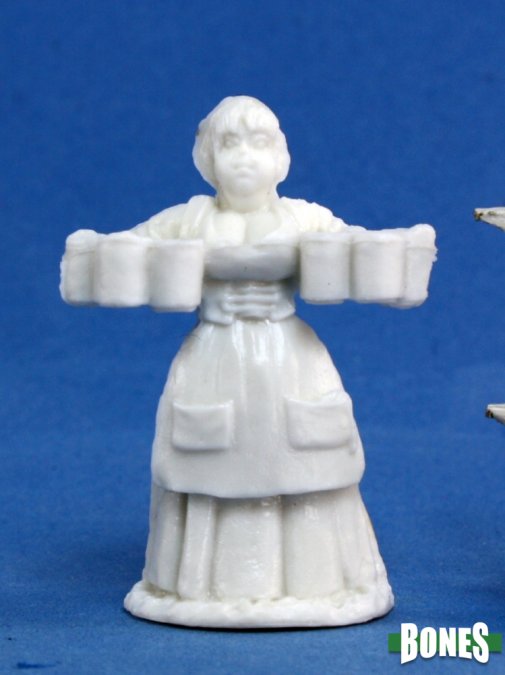Reaper Miniatures Bones Townfolk Wench (77085) Home page Reaper Miniatures   