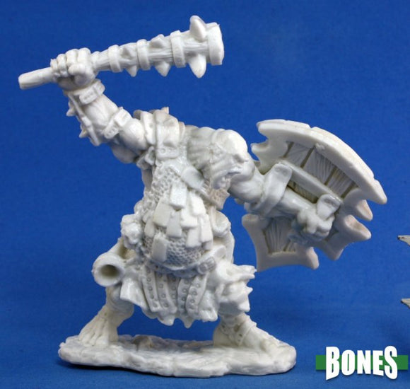 Reaper Miniatures Bones Kagunk, Ogre Chieftain (77105) Home page Reaper Miniatures   