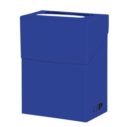 Ultra Pro 80+ Deck Box with 50ct Standard Size Sleeves Blue (83724U) Supplies Ultra Pro   