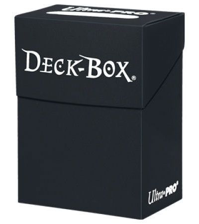 Ultra Pro 80+ Deck Box with 50ct Standard Size Sleeves Black (83724B) Supplies Ultra Pro   