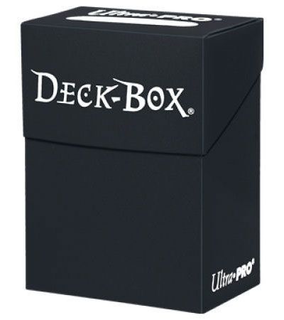Ultra Pro 80+ Deck Box with 50ct Standard Size Sleeves Black (83724B)  Ultra Pro   