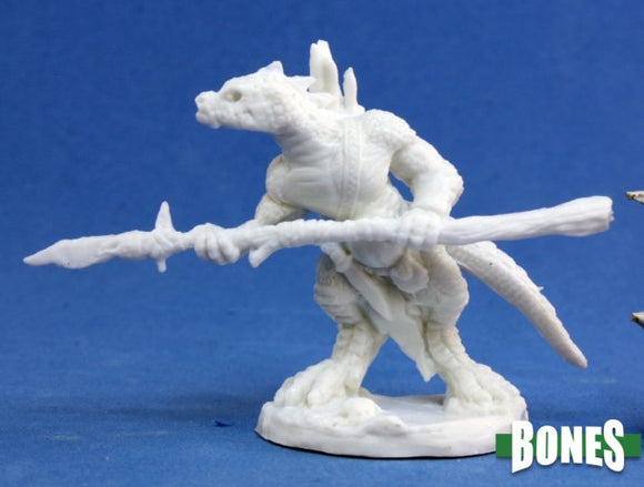 Reaper Miniatures Bones Lizardman Spearman (77154) Home page Reaper Miniatures   