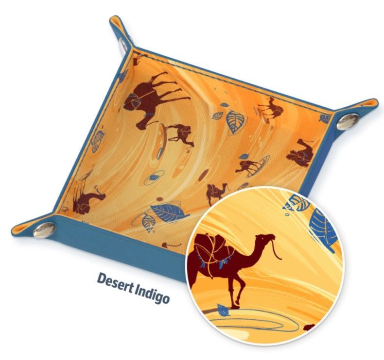 Chai Dice Tray Desert Indigo  Roxley Games   