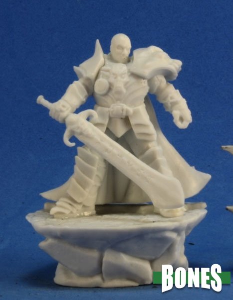 Reaper Miniatures Bones Male Antipaladin (77300) Home page Reaper Miniatures   