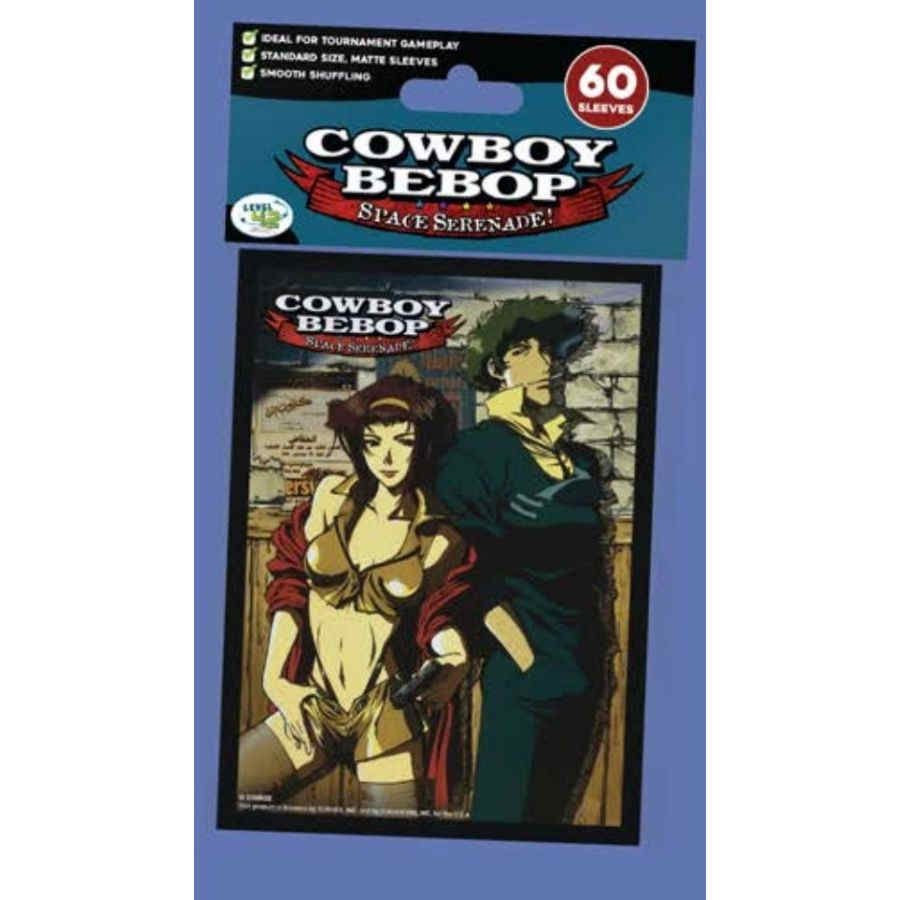 60ct Standard Size Card Sleeves Cowboy Bebop Space Serenade Faye and Spike  Japanime Games   