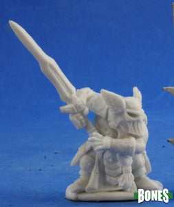 Reaper Miniature Bones Logrim Battlefury, Dwarf Paladin (77397) Home page Other   