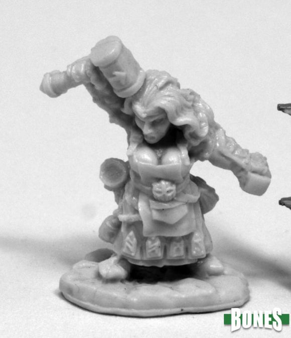 Reaper Miniature Bones Margara, Dwarf Shaman (77413) Home page Other   