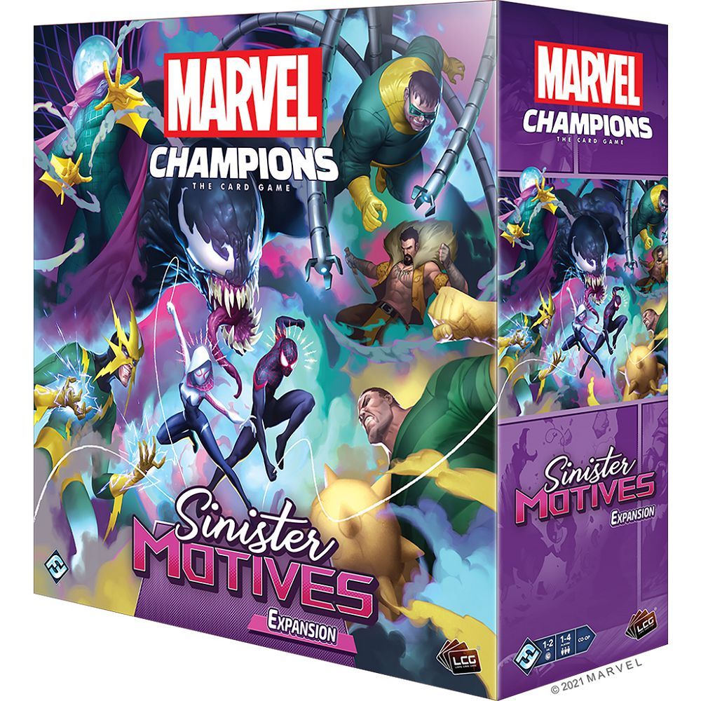 Marvel Champions LCG: Sinister Motives Expansion Card Games Fantasy Flight   