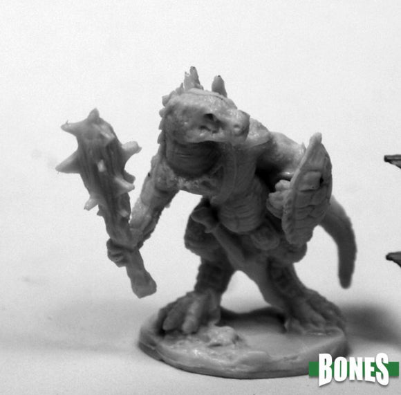 Reaper Miniatures Bones Lizardman with Club and Shield (77426) Home page Other   