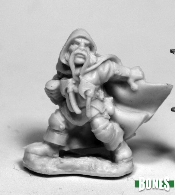Reaper Miniature Bones Klaus Copperthumb, Dwarf Thief (77479) Home page Other   