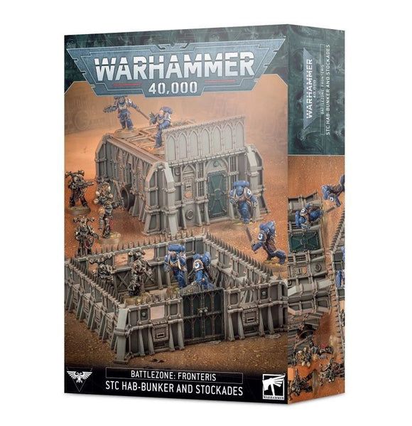 Warhammer 40K Battlezone Fronteris STC HAB-Bunker and Stockades  Games Workshop   