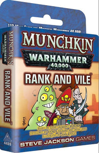 Munchkin W40K Rank and Vile Expansion  Steve Jackson Games   