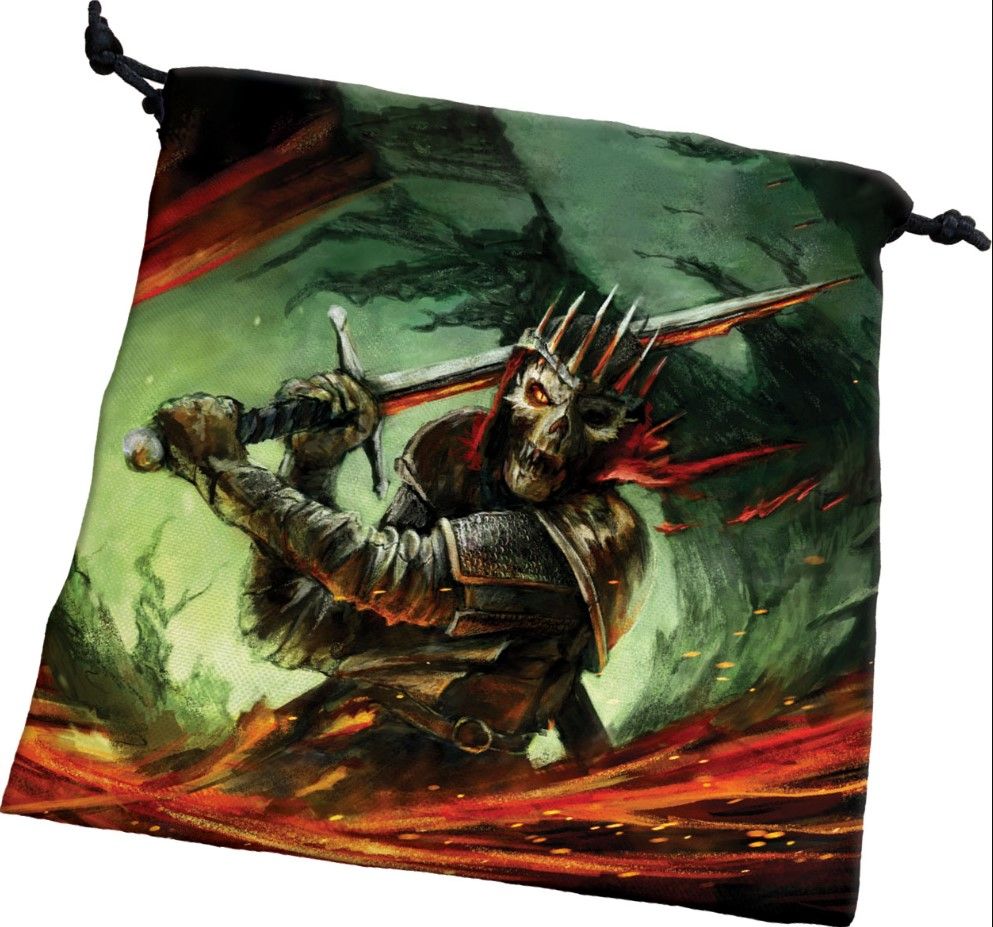 Deluxe Dice Bag Skeletal Warrior Supplies Steve Jackson Games