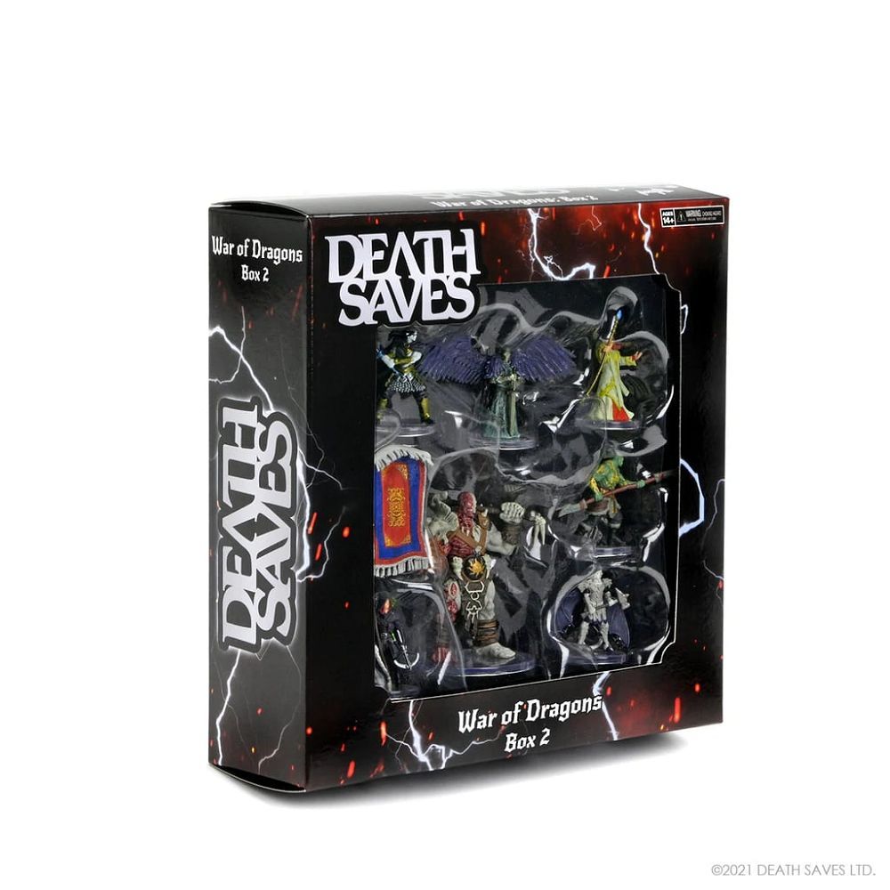 Death Saves Miniatures War of Dragons Box 2 (99026) Miniatures WizKids