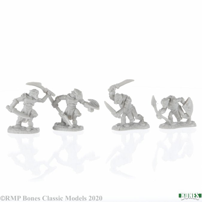 Reaper Miniatures Armored Goblin Warriors (4) (77679) Miniatures Reaper Miniatures   