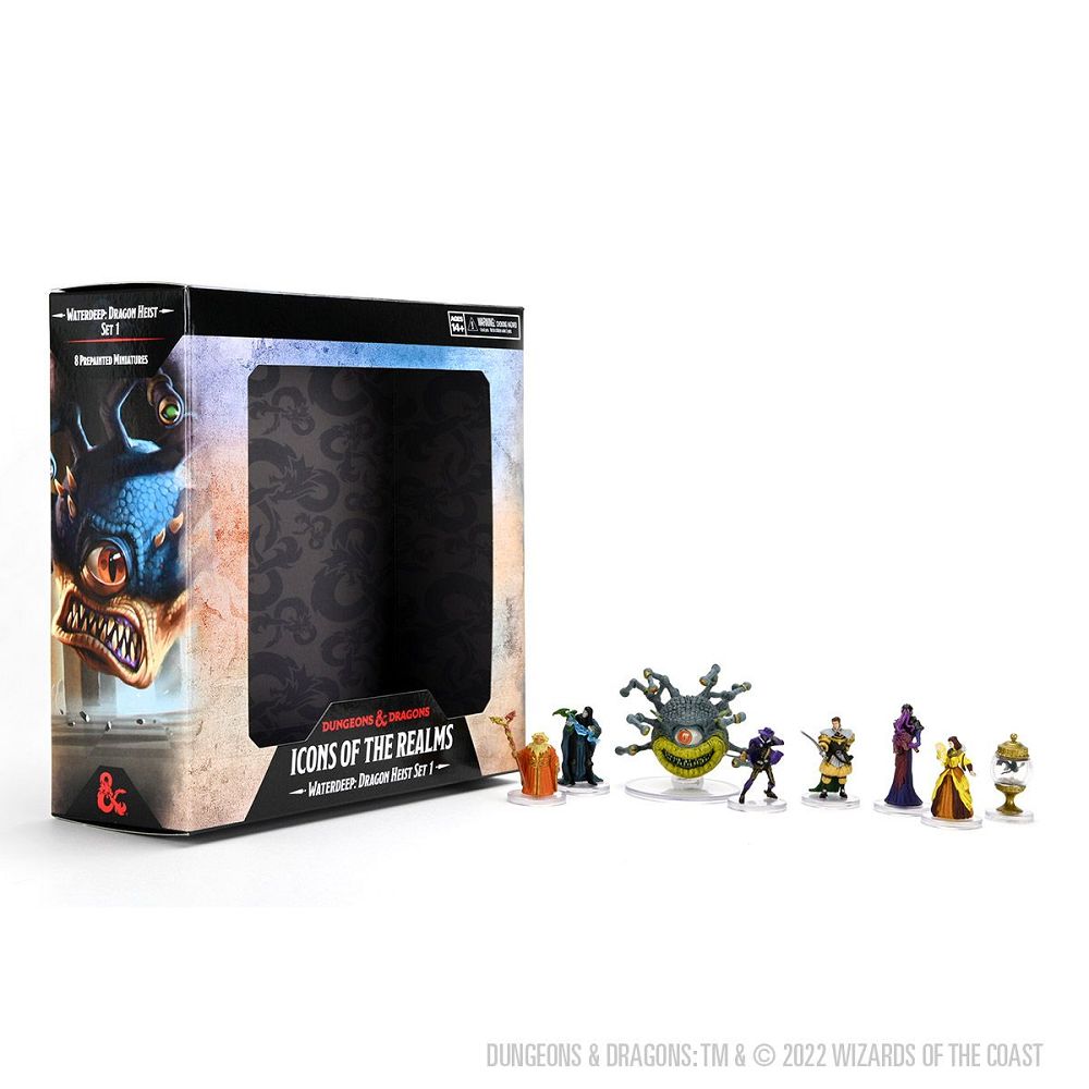 D&D Icons of the Realms Waterdeep: Dragon Heist Set 1 (96114) Miniatures WizKids