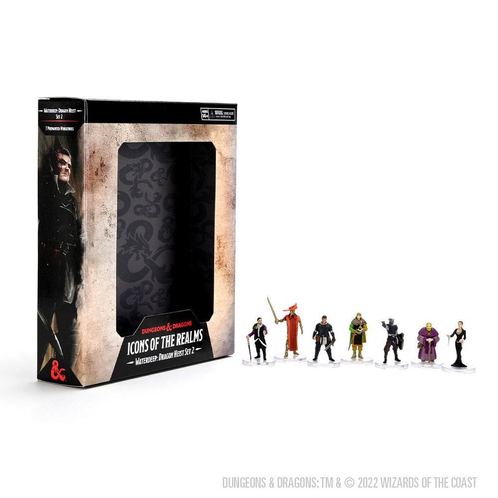 D&D Icons of the Realms Waterdeep: Dragon Heist Set 2 (96115) Miniatures WizKids