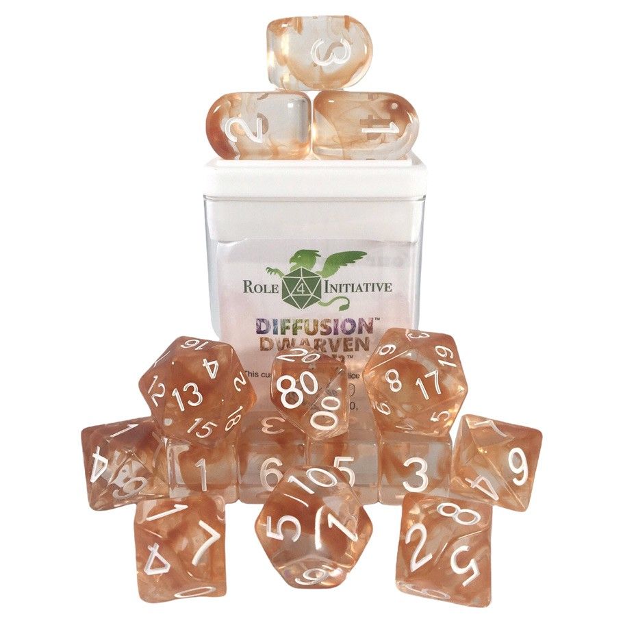 15-Set Diffusion Dwarven Mead Dice Role 4 Initiative   