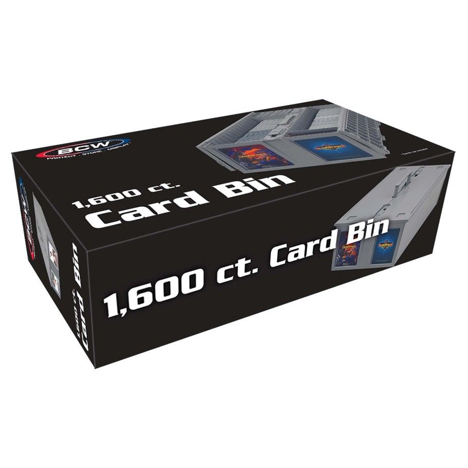 BCW 1600ct Plastic Card Bin Supplies BCW