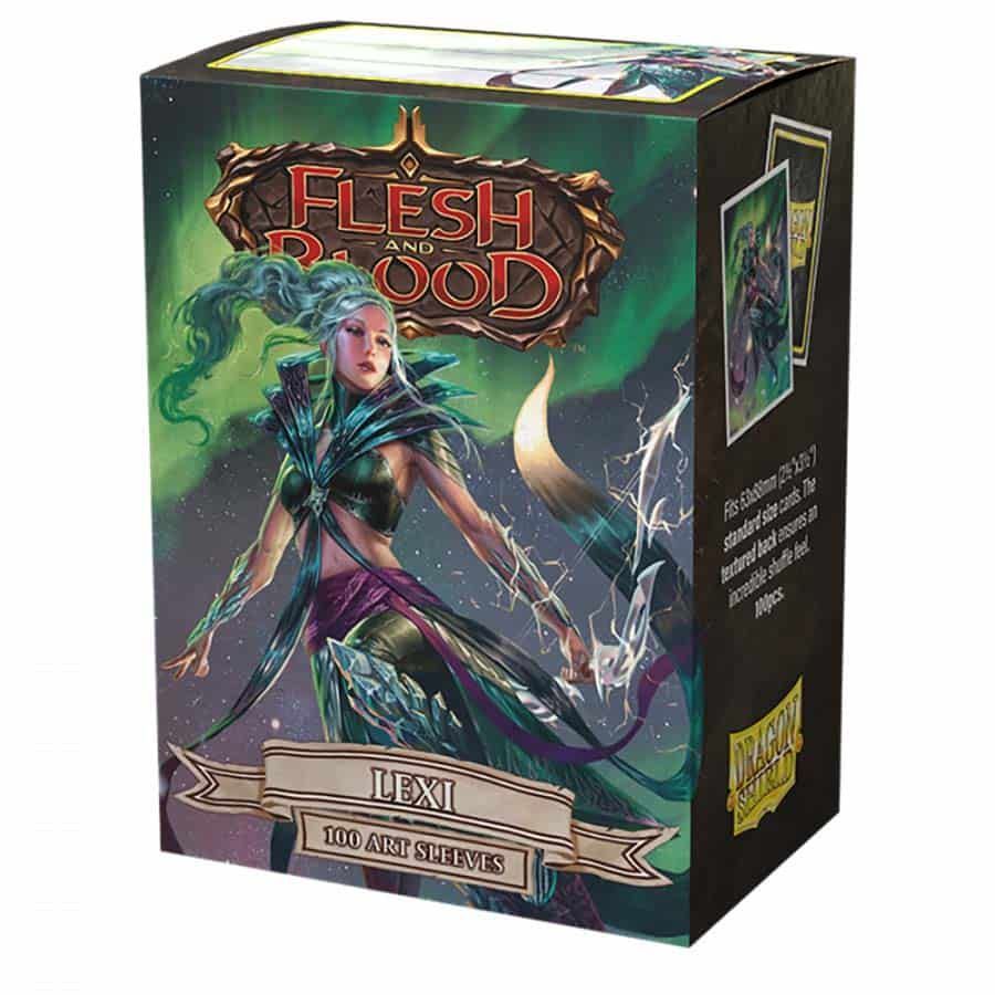 Dragon Shield 100ct Matte Art Sleeves Flesh & Blood Lexi Supplies Arcane Tinmen   