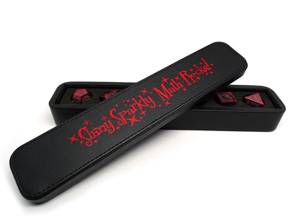 Dice Coffer Shiny Rocks Red Dice Easy Roller Dice