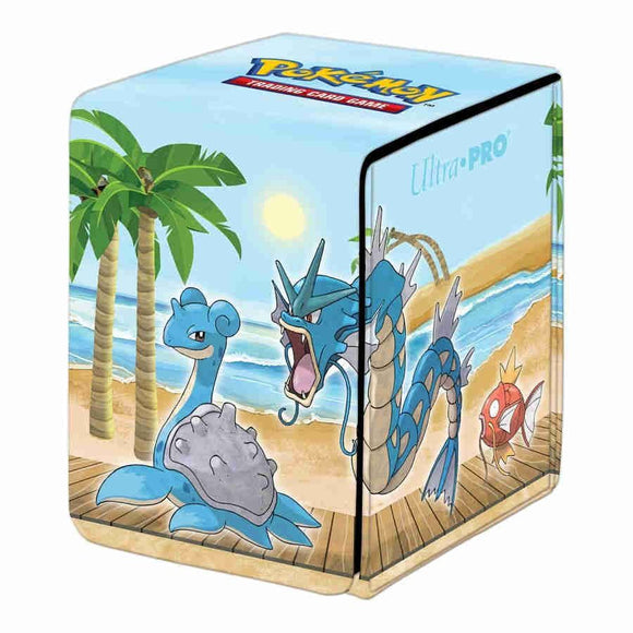 Ultra Pro Pokémon Seaside Alcove Flip Deck Box 100+  Ultra Pro   