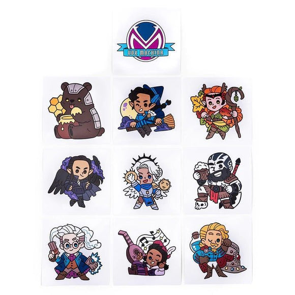 Critical Role Vox Machina Chibi Decals Clothing & Accessories Darrington Press   