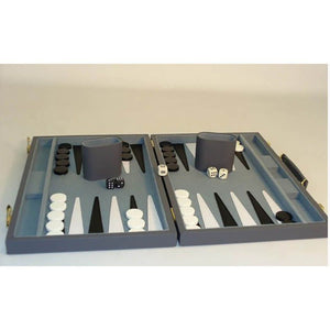 Backgammon Set: Gray Vinyl 18in  Common Ground Games   