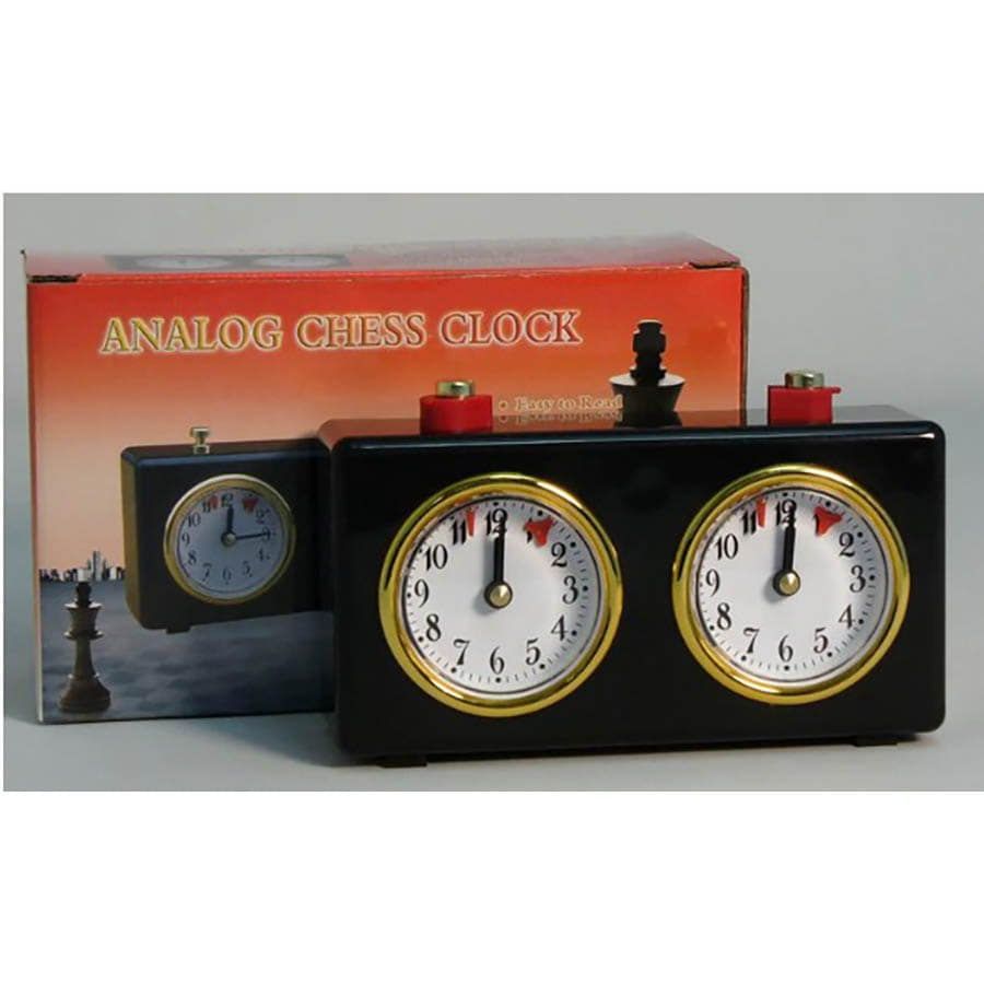 Chess Clock: Winding Analog Clock Board Games WorldWise Imports   