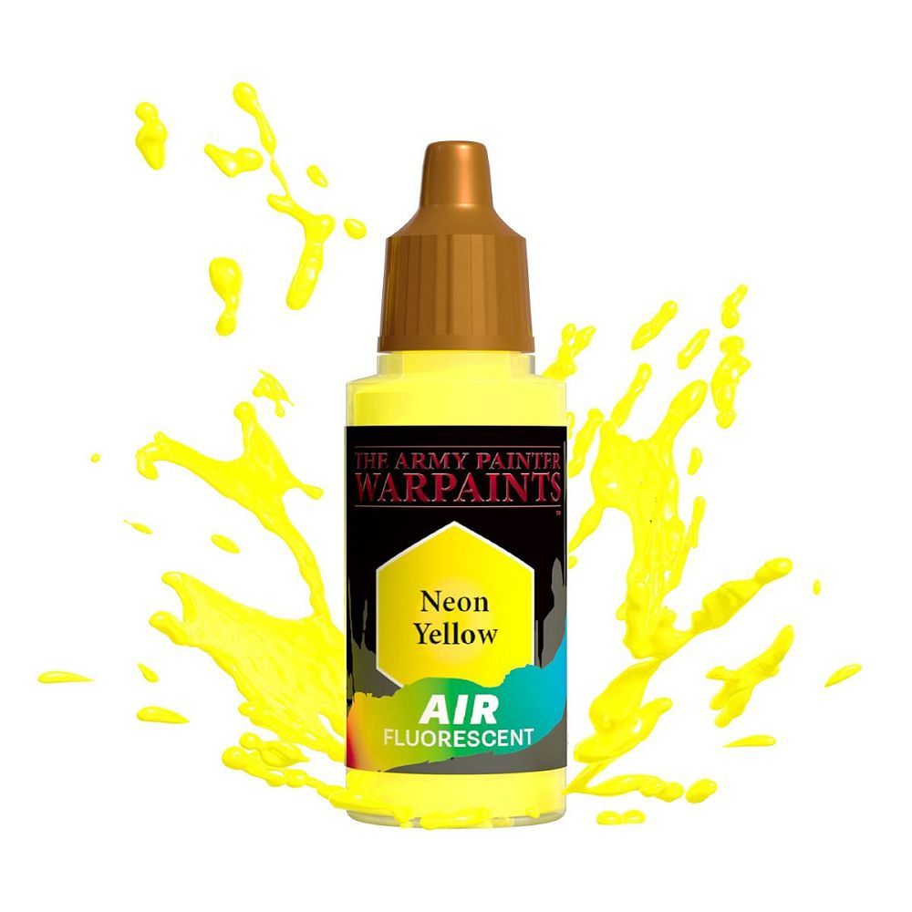 Warpaint AIR Fluorescent Neon Yellow Paints Army Painter   