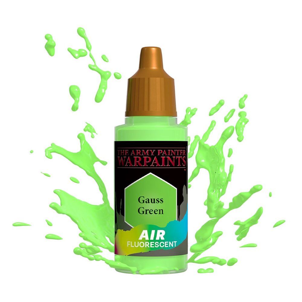 Warpaint AIR Fluorescent Gauss Green Paints Army Painter   