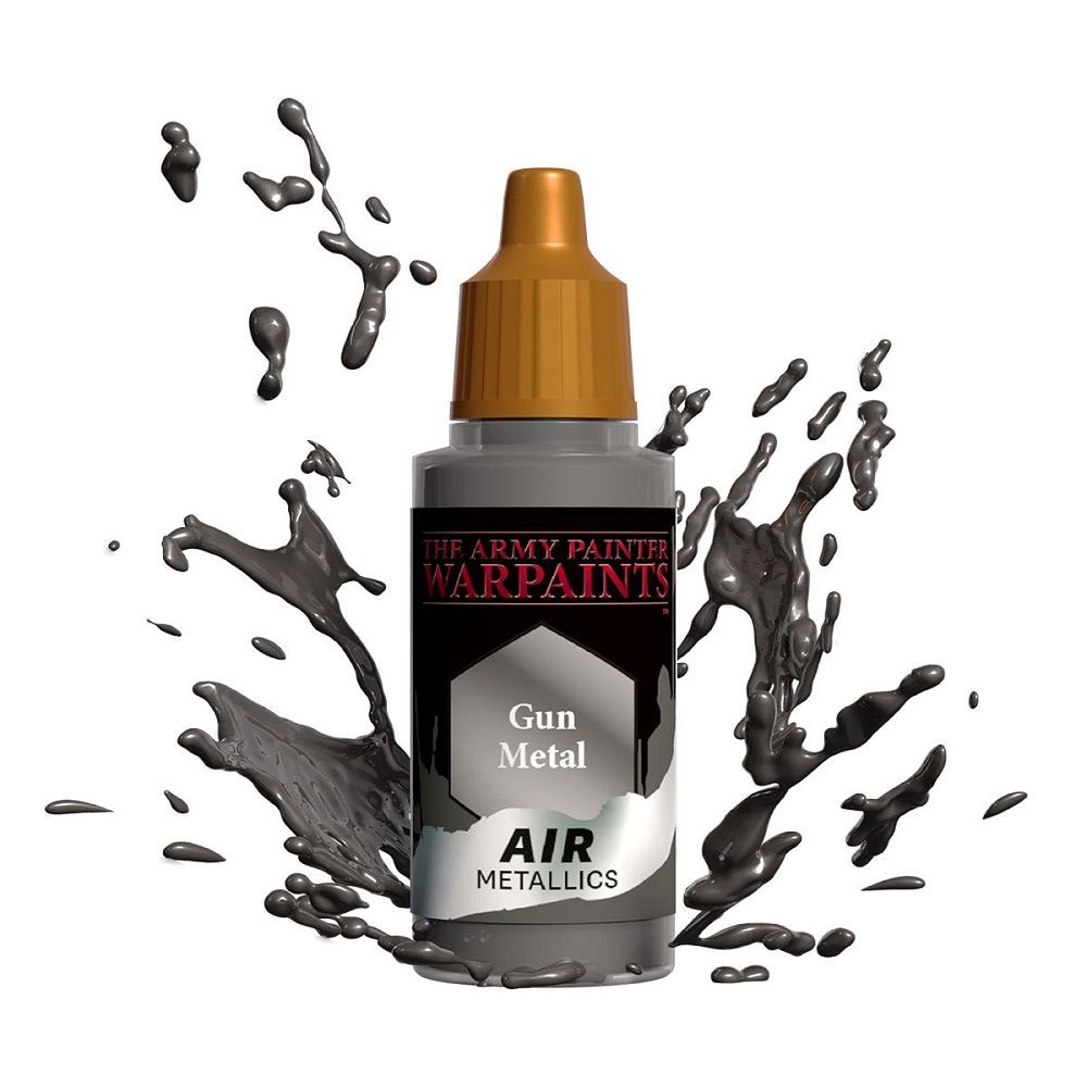 Warpaint AIR Metallic Gun Metal Paints Army Painter   