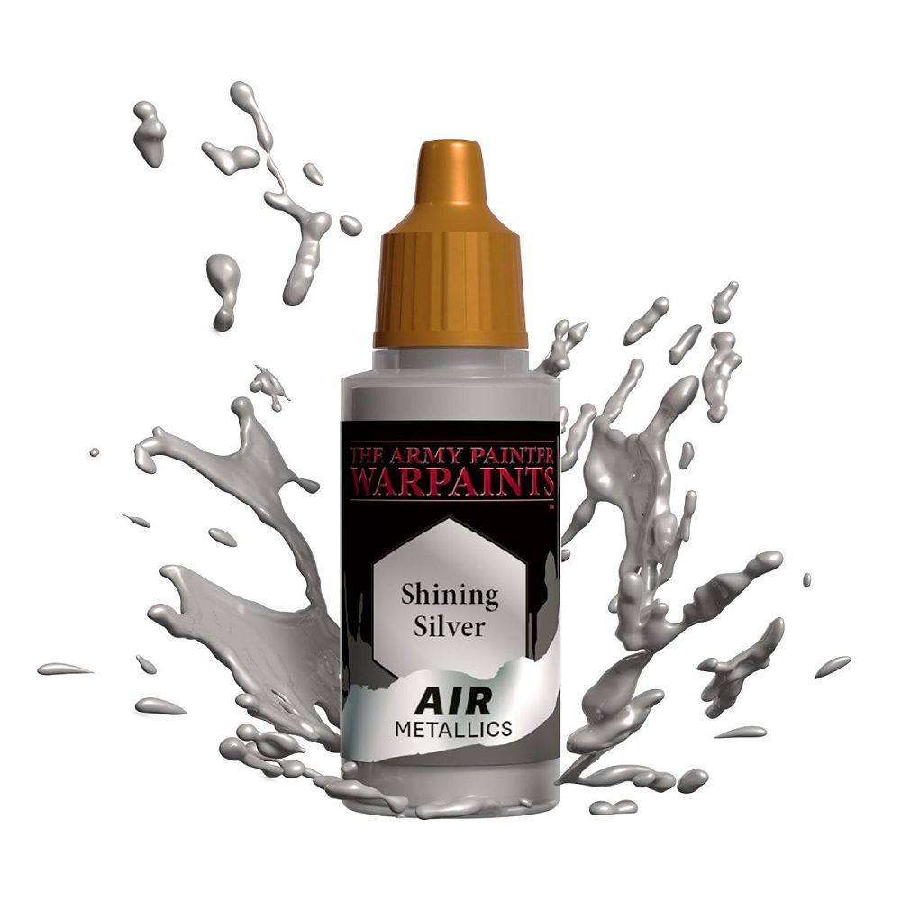 Warpaint AIR Metallic Shining Silver Paints Army Painter   