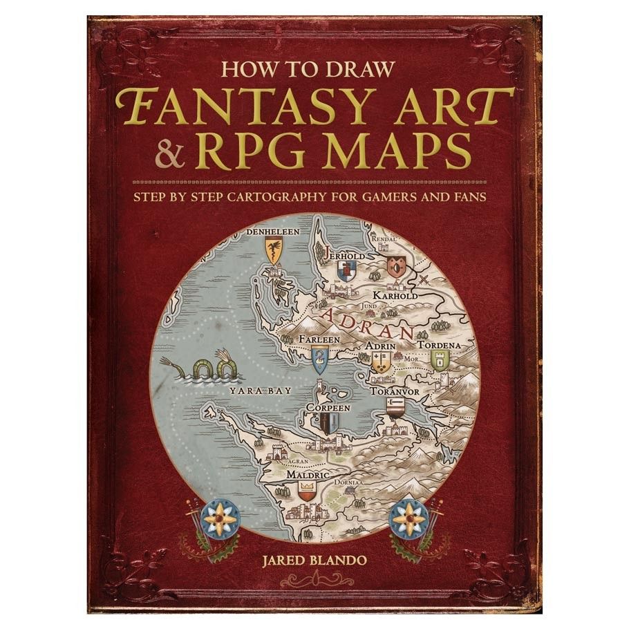 How to Draw Fantasy Art & Maps Non-RPG Books Other