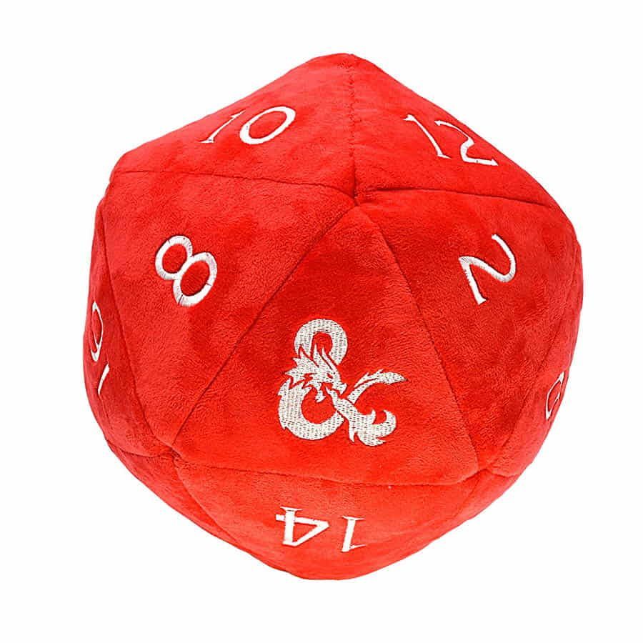 Plush Jumbo D20 Red (18399) Plushes Ultra Pro   