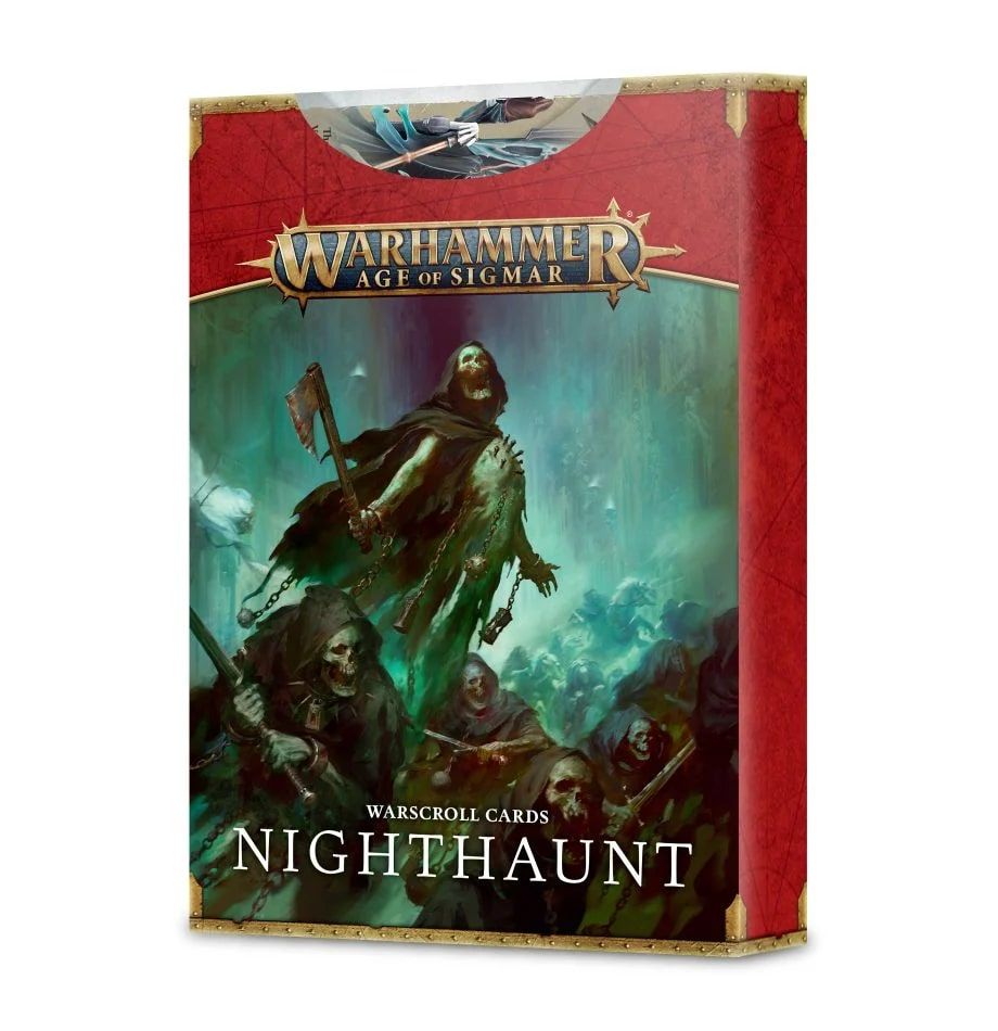 Age of Sigmar Warscroll Cards Nighthaunt Miniatures Games Workshop   