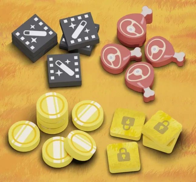 Wild: Serengeti Upgraded Tokens Board Games Bad Comet Games