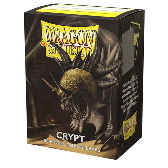 Dragon Shield 100ct Standard Size Matte Dual Card Sleeves Crypt Supplies Arcane Tinmen   