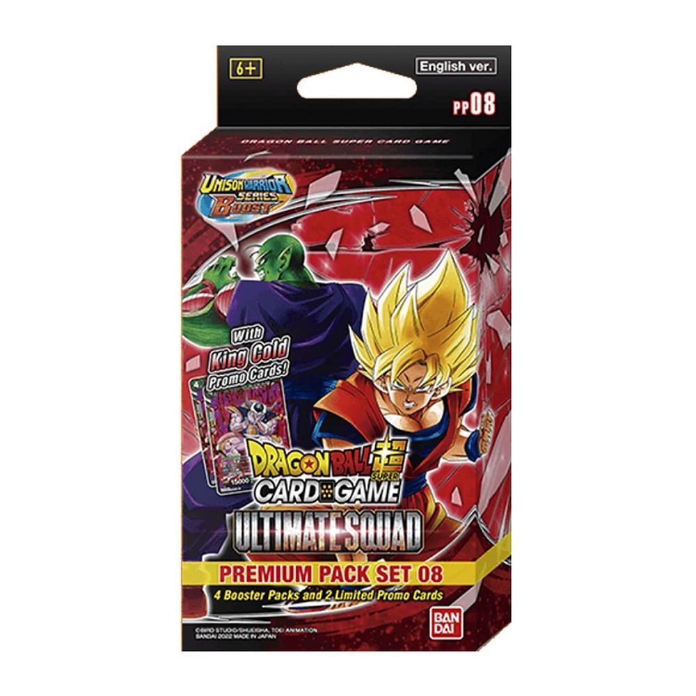 DBS Unison War S8 Prem Pack Trading Card Games Bandai